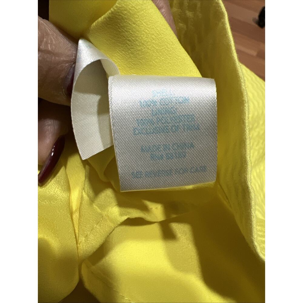 Lilly Pulitzer Pearl Sweet Tarty Yellow White Lace Shift Dress Size 6 - Picture 10 of 13